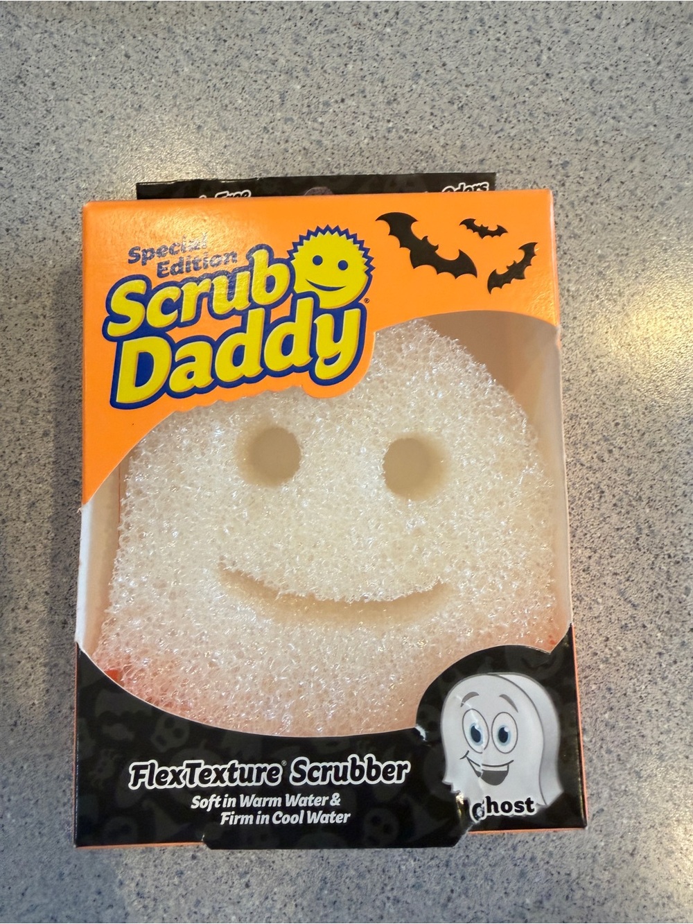 Scrub Daddy Special Edition FlexTexture Scrubber Halloween Fall White Ghost New